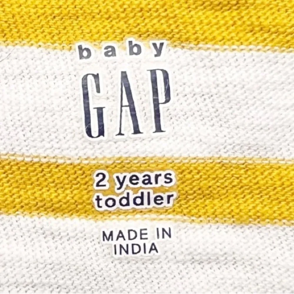 Baby Gap Boys Kids Short Sleeve Stripe Crewneck Cotton Colorblock T-Shirt. 2. 2T